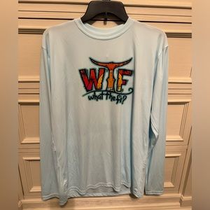 WTF What the Fin long sleeve performance shirt